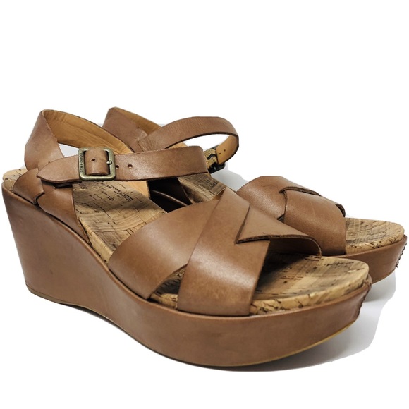 Kork-Ease Ava 2.0 Cork Wedge Platform Sandals - Picture 1 of 10
